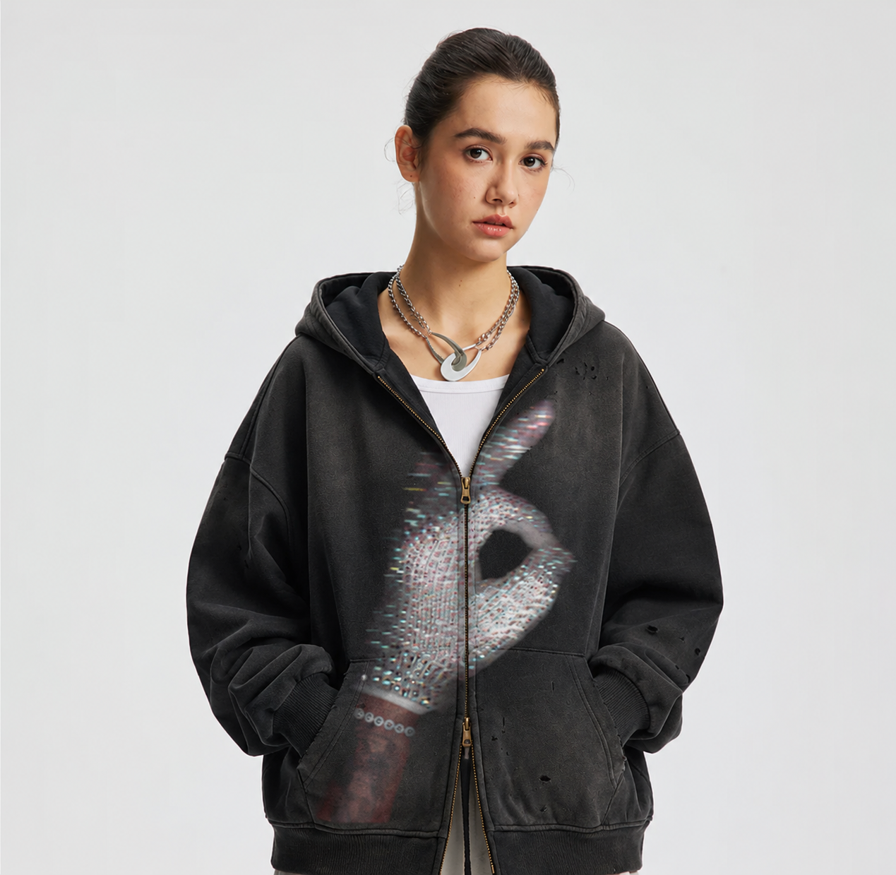 Iceman Zip Hoodie