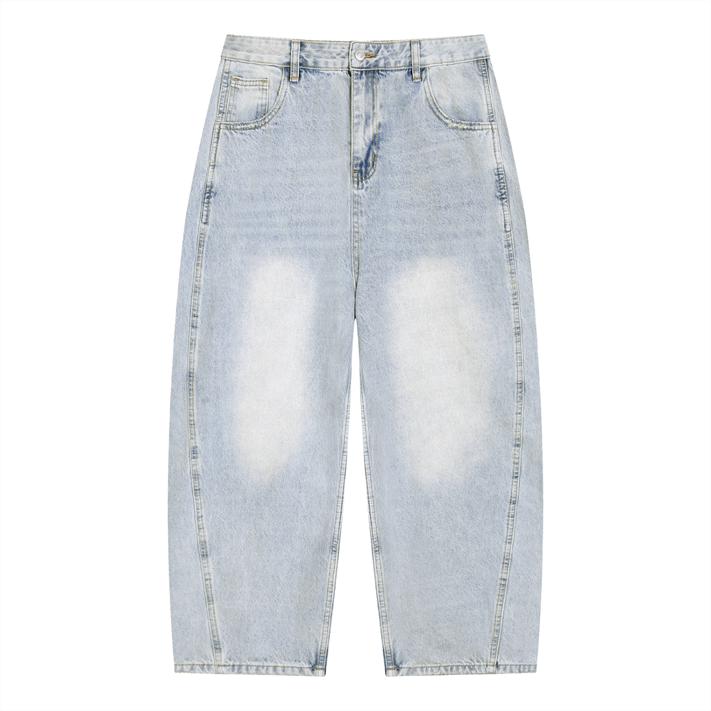 HNF Vintage Wash Sunfade Barrel Leg Jeans